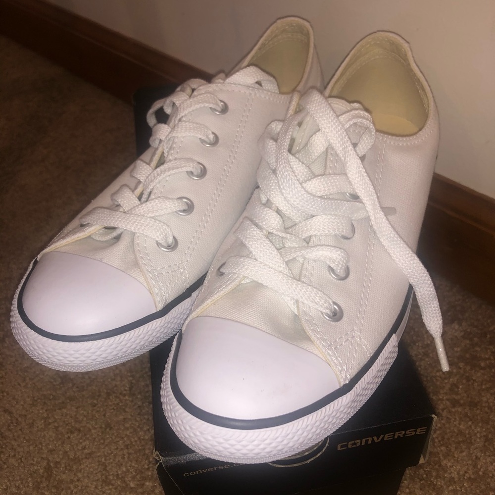 Converse white sneakers
